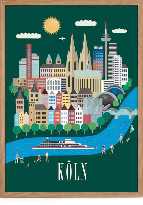Köln Poster (50 x 70 cm)