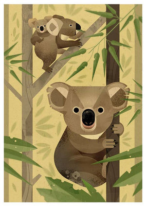 Koala Postkarte