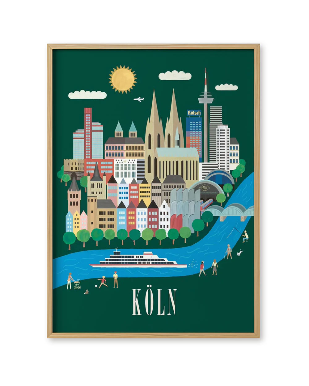 Köln Poster (50 x 70 cm)
