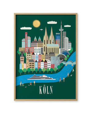 Köln Poster (50 x 70 cm)