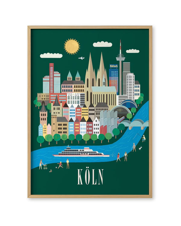 Köln Poster (50 x 70 cm)
