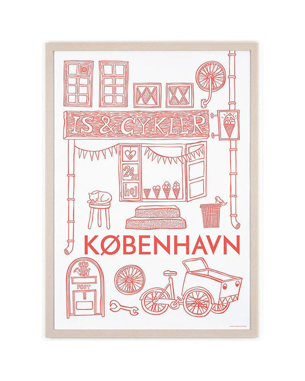 Kopenhagen Poster (50 x 70 cm)