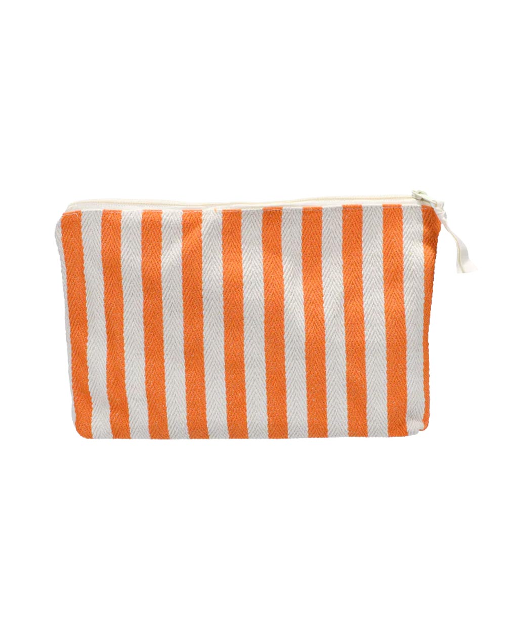 Kulturbeutel Stripes Natural Orange