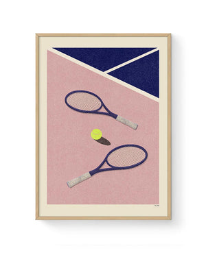 LA Tennis Poster - Rosi Feist (30x40cm)