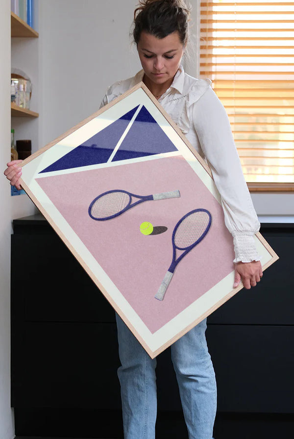 LA Tennis Poster - Rosi Feist (50x70cm)