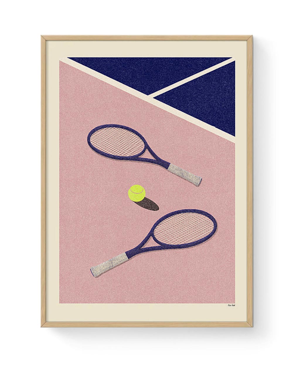 LA Tennis Poster - Rosi Feist (50x70cm)
