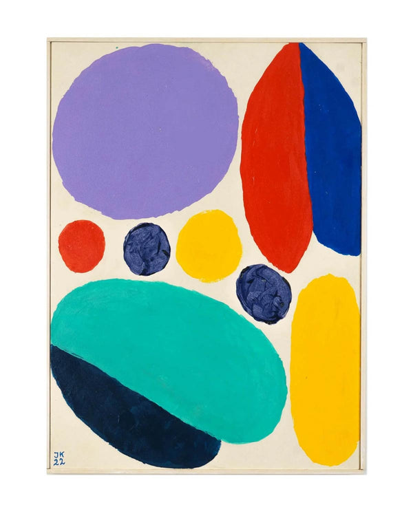 Leaves and Berries - Akryl - 35x48 cm - Jan Kruse