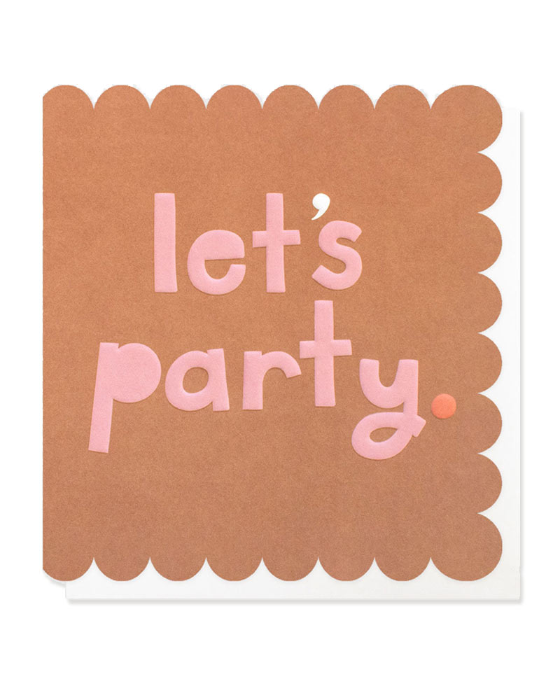Let´s Party Congratulations Klappkarte