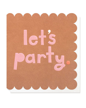 Let´s Party Congratulations Klappkarte