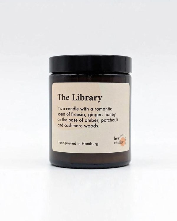 Hey Chalky - The Library 100g Sojakerze