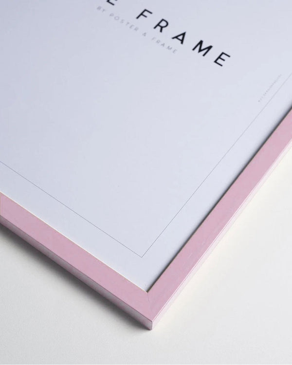 Holzrahmen Helles Flieder/Rosa