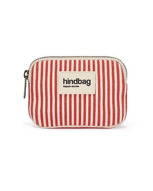 Hindbag Geldbeutel Lili Rot gestreift