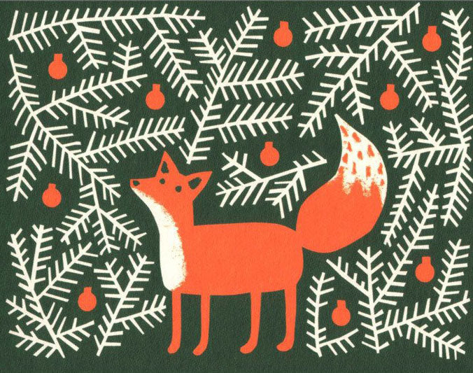 Forest Fox Klappkarte