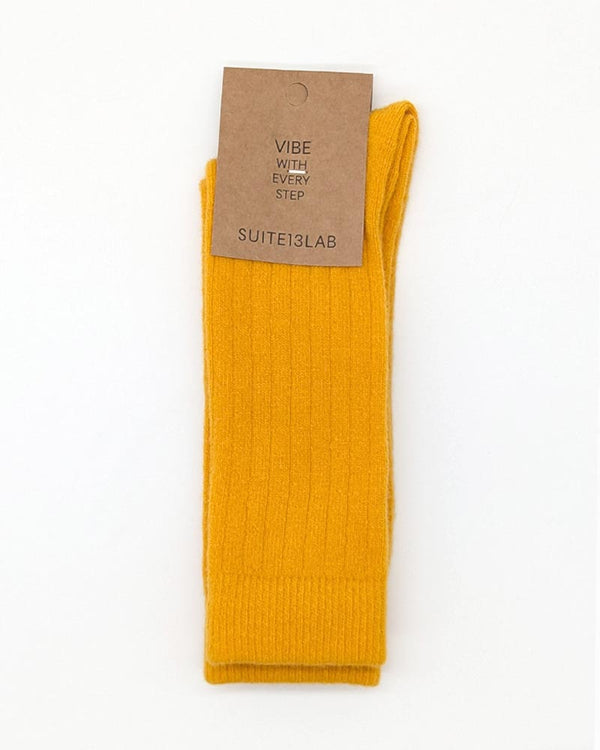 Suite13Lab - Lisos Wollsocken Senfgelb