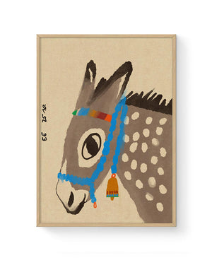 Little Donkey Poster - Enikő Eged (30x40cm)