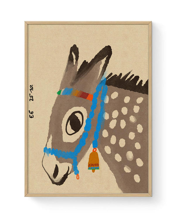 Little Donkey Poster - Enikő Eged (50x70cm)