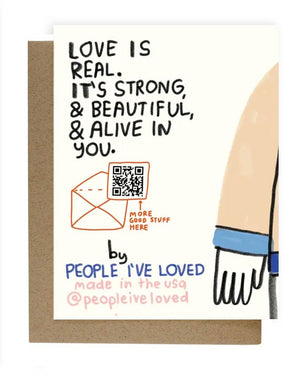 People I've Loved - A Little Off Klappkarte