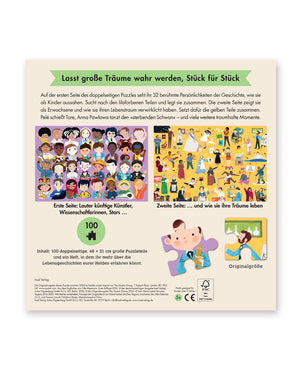 Little People, Big Dreams - Wende-Puzzle (100 Teile)