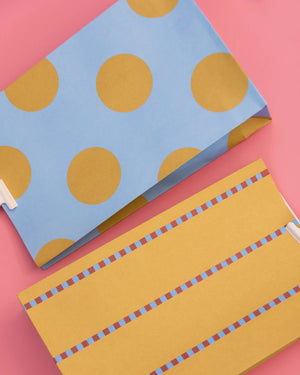 Geschenktüte Lottie Dottie Light Blue Curry mit Boden (5er Pack)