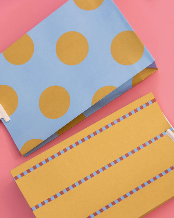 Geschenktüte Lottie Dottie Light Blue Curry mit Boden (5er Pack)