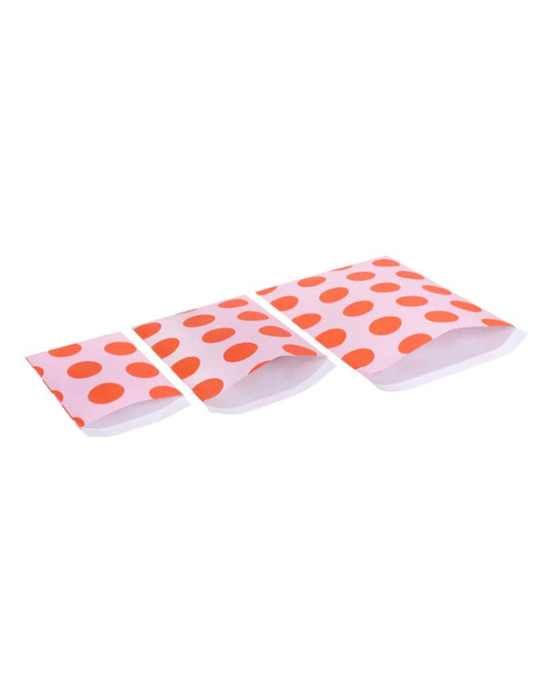 Flache Geschenktüte Lottie Dottie Pink Cherub + Blood Orange (5er Pack)