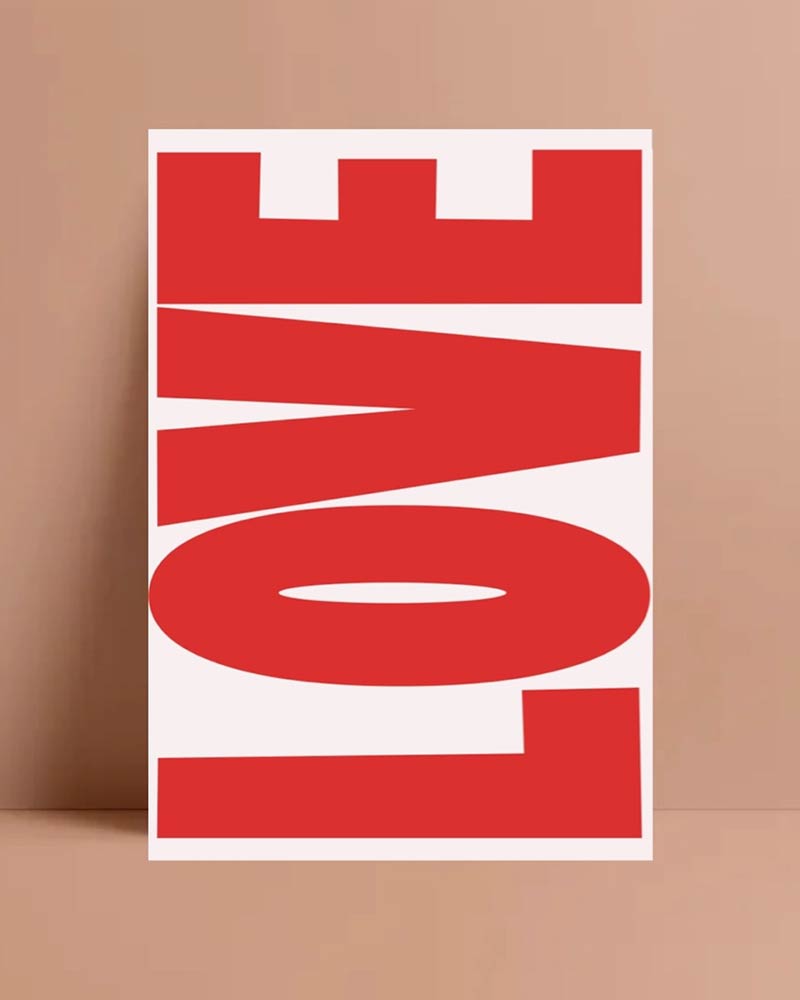 Love Postkarte