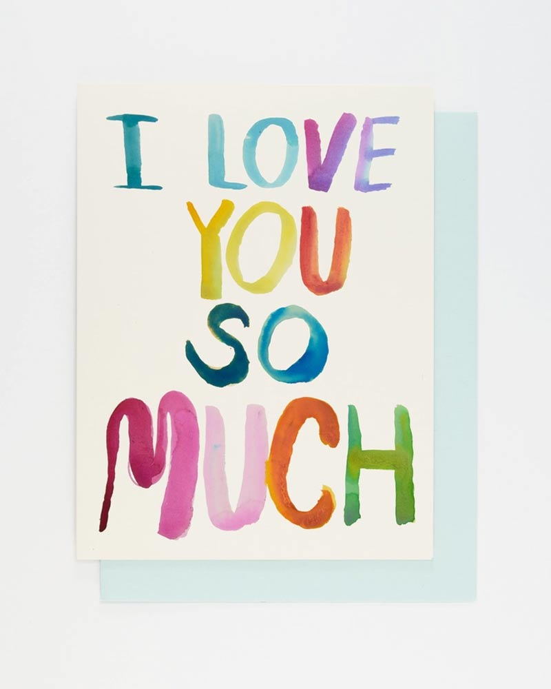 I Love You So Much Klappkarte