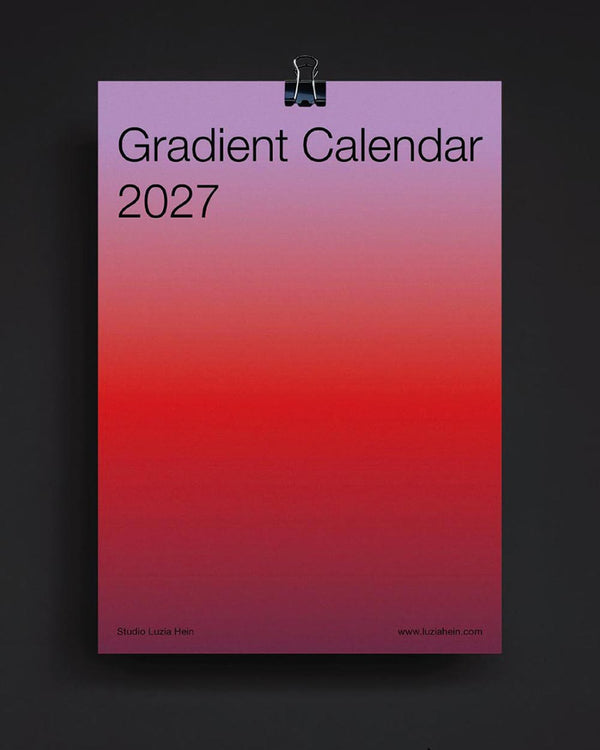 Studio Luzia Hein - Gradient Kalender 2027 (DINA5)