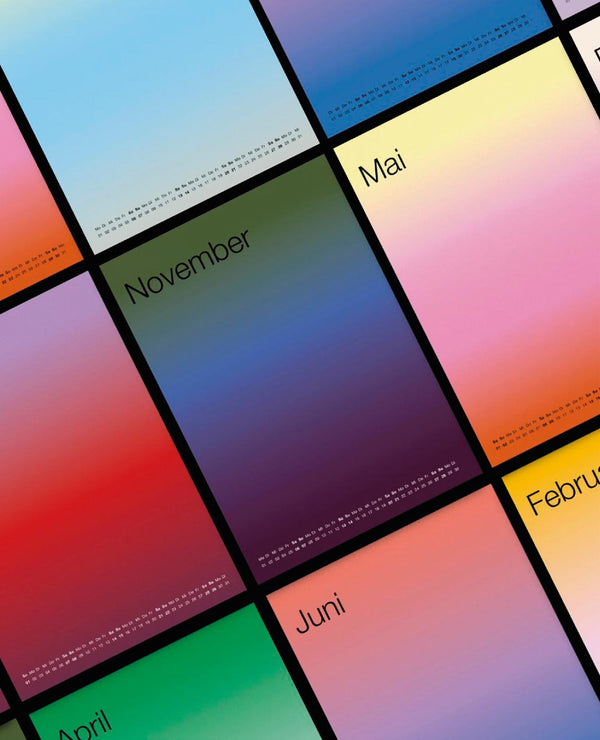 Studio Luzia Hein - Gradient Kalender 2027 (DINA5)