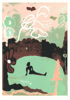 Garten Siebdruck (21x29cm)