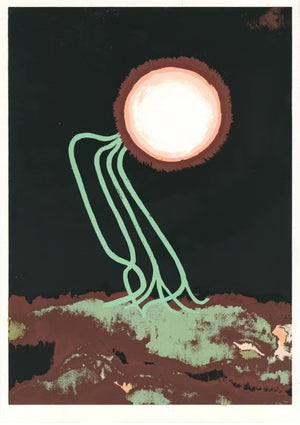 I run I run I run Siebdruck (21x29cm)