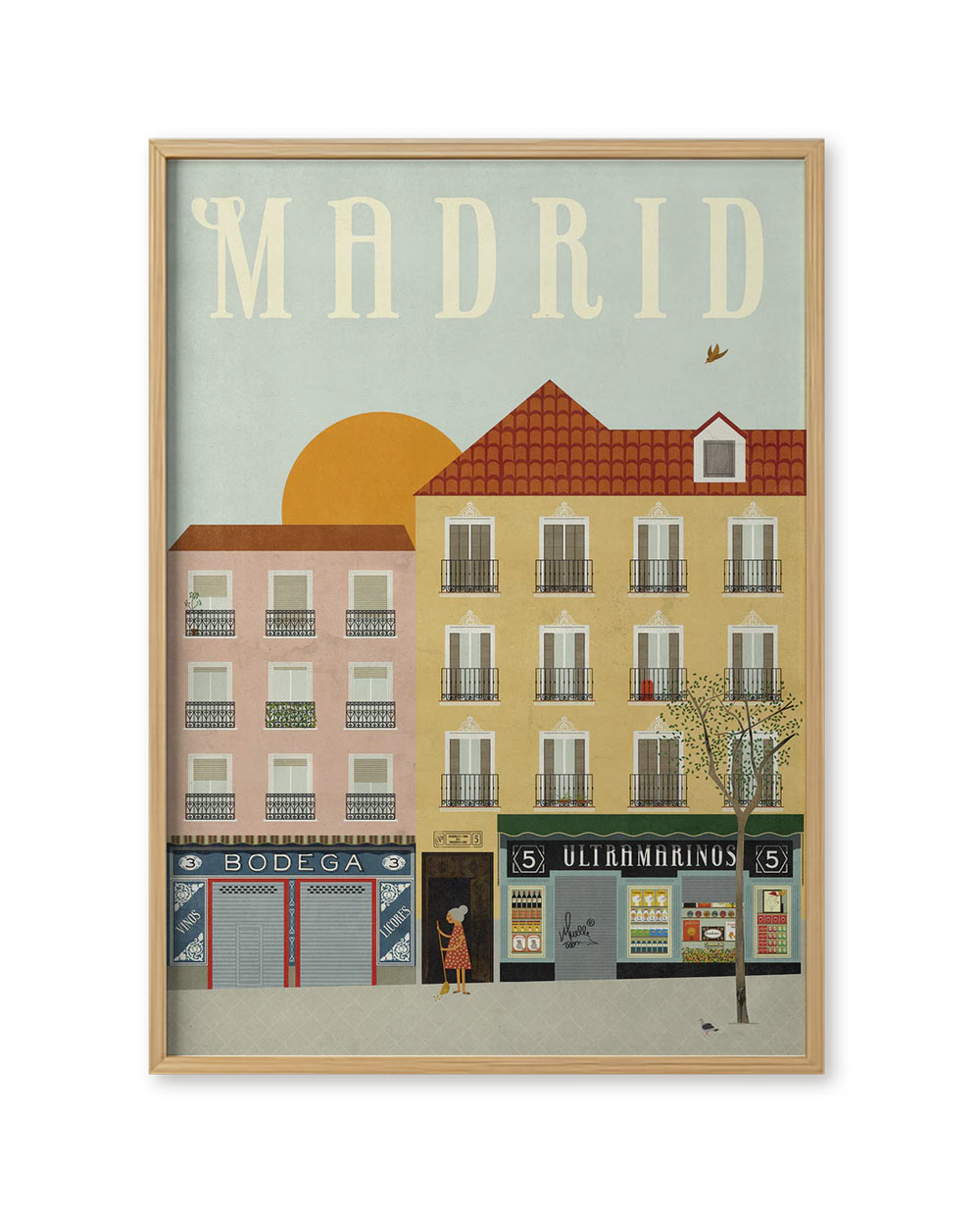 Madrid Poster (50 x 70 cm)