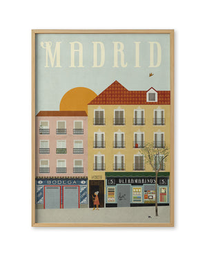Madrid Poster (50 x 70 cm)