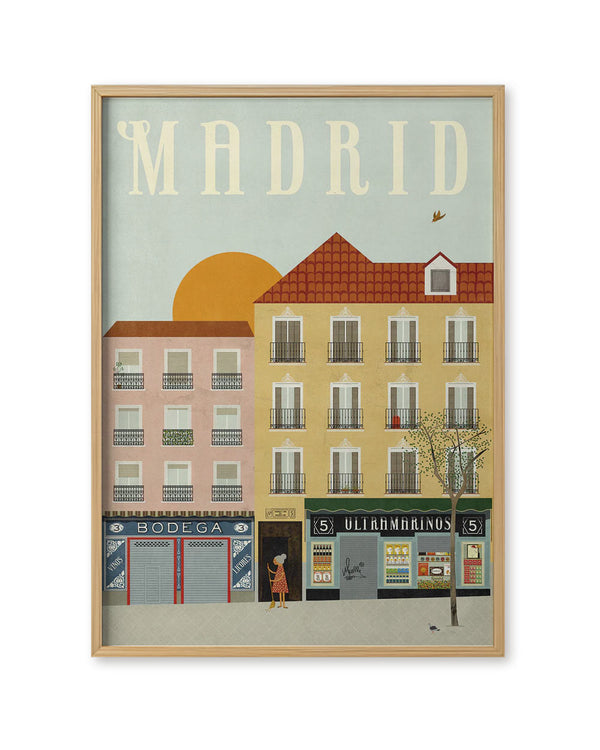Madrid Poster (50 x 70 cm)