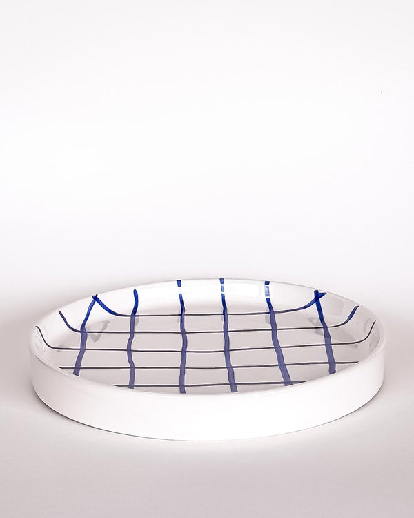Teller Grid Mare Blue