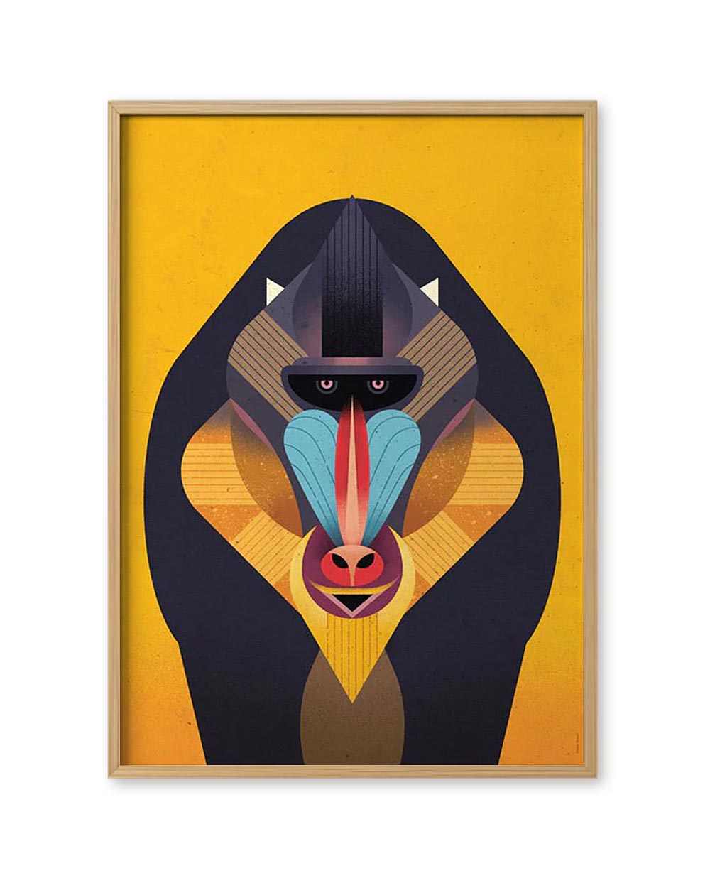 Mandrill Poster (50x70cm)