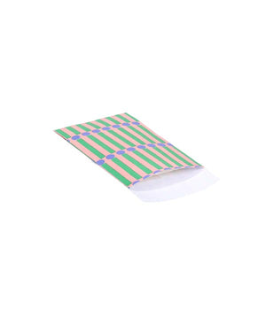 Geschenktüte Flach Matches Litchi Grass Green Cornflower