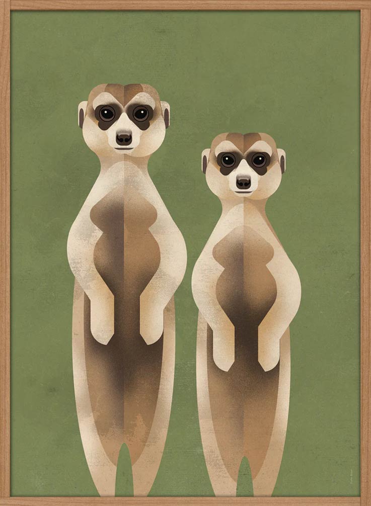 Meerkats Poster (50 x 70 cm)