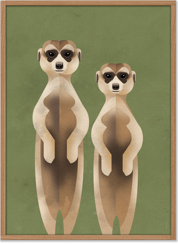 Meerkats Poster (50 x 70 cm)