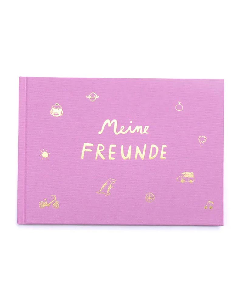 Freundebuch Meine Freunde Rosa