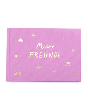 Freundebuch Meine Freunde Rosa