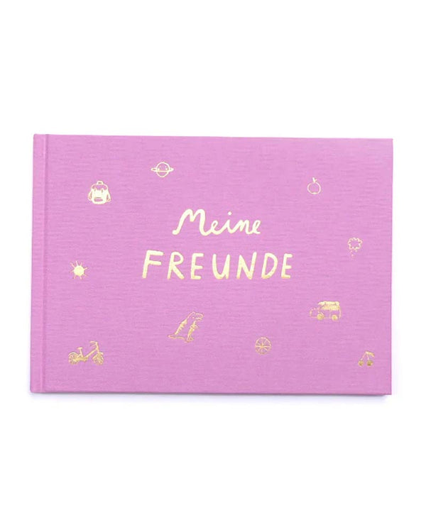Freundebuch Meine Freunde Rosa