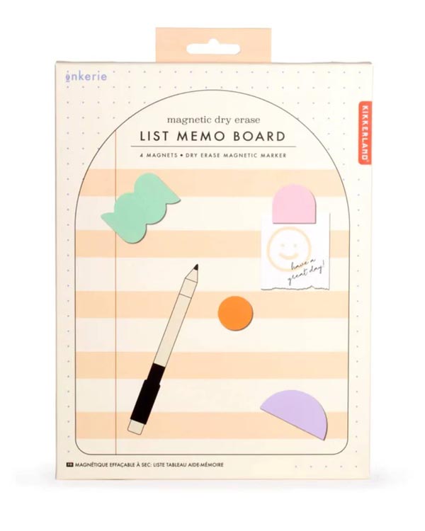 Magnetic Dry Erase List Memo Board