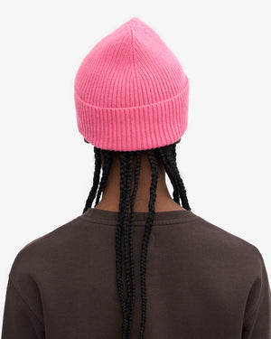 Merino Wool Beanie Bubblegum Pink