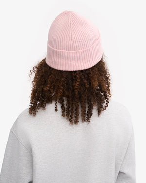 Merino Wool Beanie Faded Pink