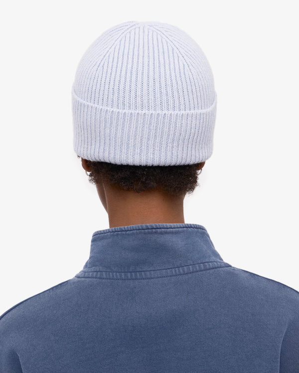 Merino Wool Beanie Polar Blue