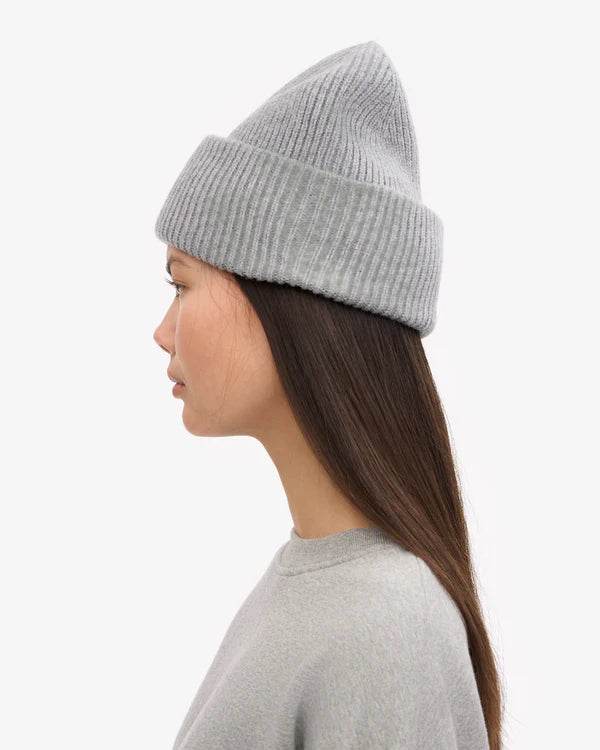Merino Wool Hat Heather Grey