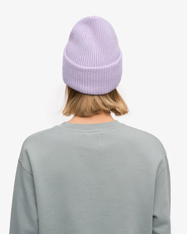 Merino Wool Hat Soft Lavender