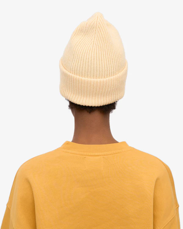 Merino Wool Hat Soft Yellow