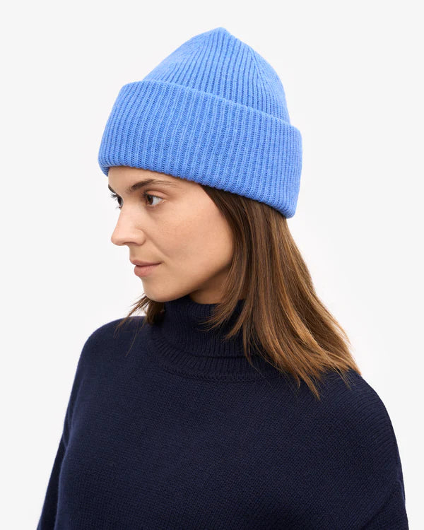 Merino Wool Hat Pacific Blue